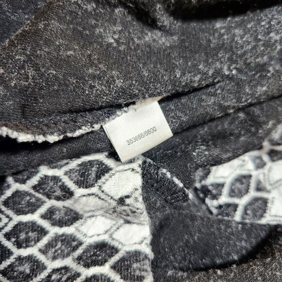 LOFT $70 Size 6 Sleeveless Black White Honey Comb Rayon Blend Sweater Dress - Picture 7 of 11